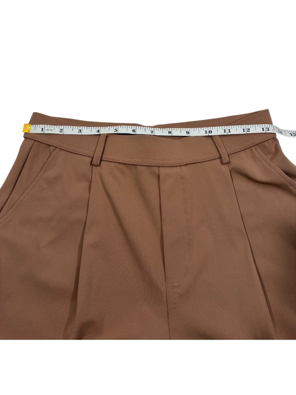 Halara Flex DayStretch High Waisted Flare Pants Pockets Burro brown S - Picture 8 of 11